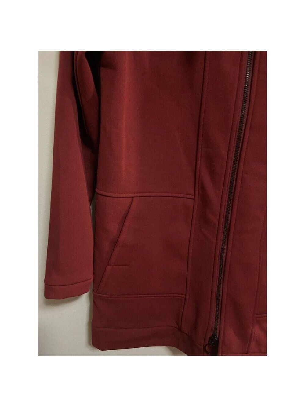 Bench Women's Zip-Up Wine Color Jacket Size M - Picture 3 of 12